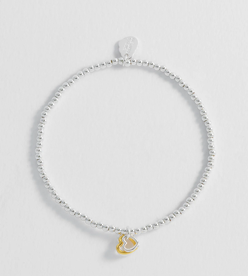 ESTELLA BARTLETT MIXED TRIPLE HEART BRACELET