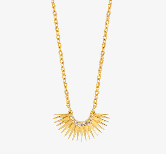 RACHEL JACKSON MINI RISING SUN NECKLACE