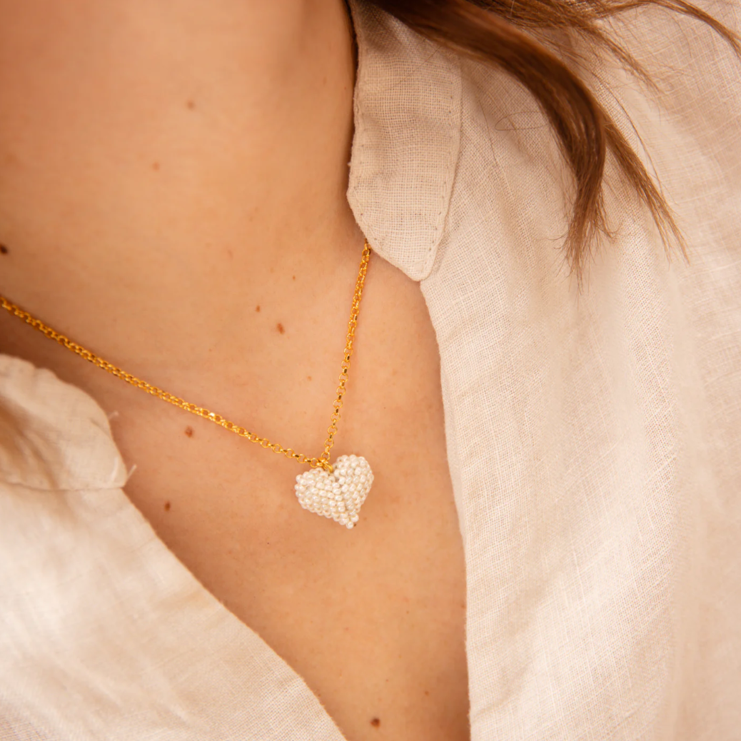 MISHKY PUFFY HEART NECKLACE