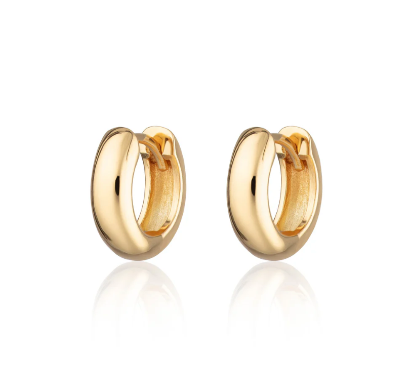 SCREAM PRETTY CHUNKY HUGGIE EARRINGS