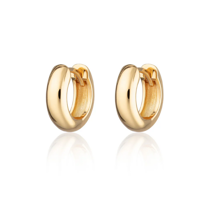 SCREAM PRETTY CHUNKY HUGGIE EARRINGS