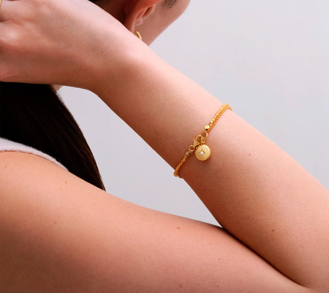 ASTLEY CLARKE BIOGRAPHY LOCKET BRACELET