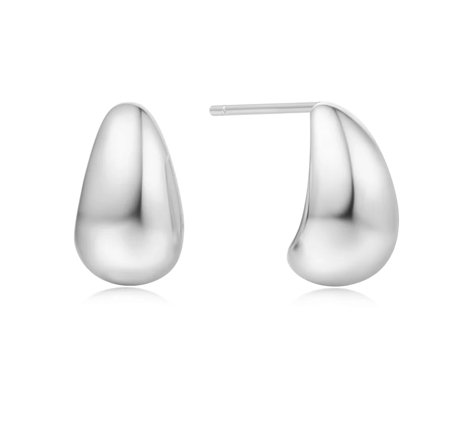 ANIA HAIE SMALL DOME HOOP EARRINGS