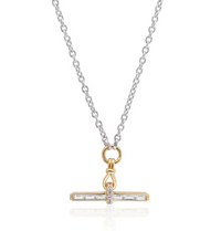 V BY LAURA VANN JEANE T-BAR NECKLACE