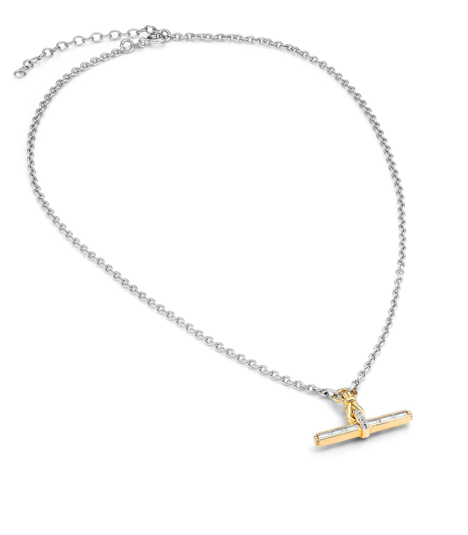 V BY LAURA VANN JEANE T-BAR NECKLACE