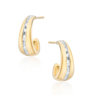 V BY LAURA VANN BEA HOOP EARRINGS