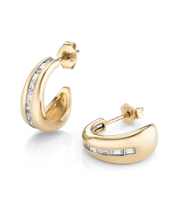 V BY LAURA VANN BEA HOOP EARRINGS