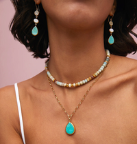 ANNA BECK VERDE BEADED NECKLACE