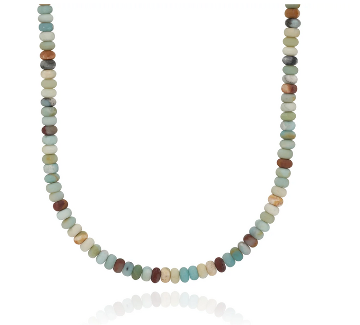 ANNA BECK LONG VERDE BEADED NECKLACE