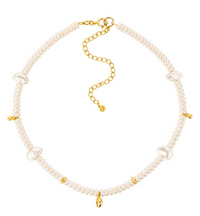 CLAUDIA BRADBY REYKJAVIK PEARL CHOKER WITH SEA CHARMS