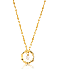 CLAUDIA BRADBY VOLCANO HOOP NECKLACE