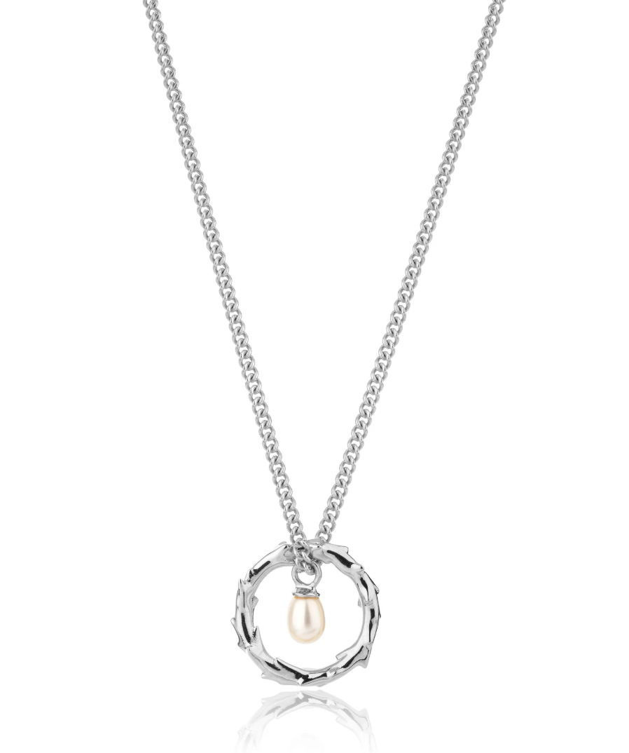 CLAUDIA BRADBY VOLCANO HOOP NECKLACE