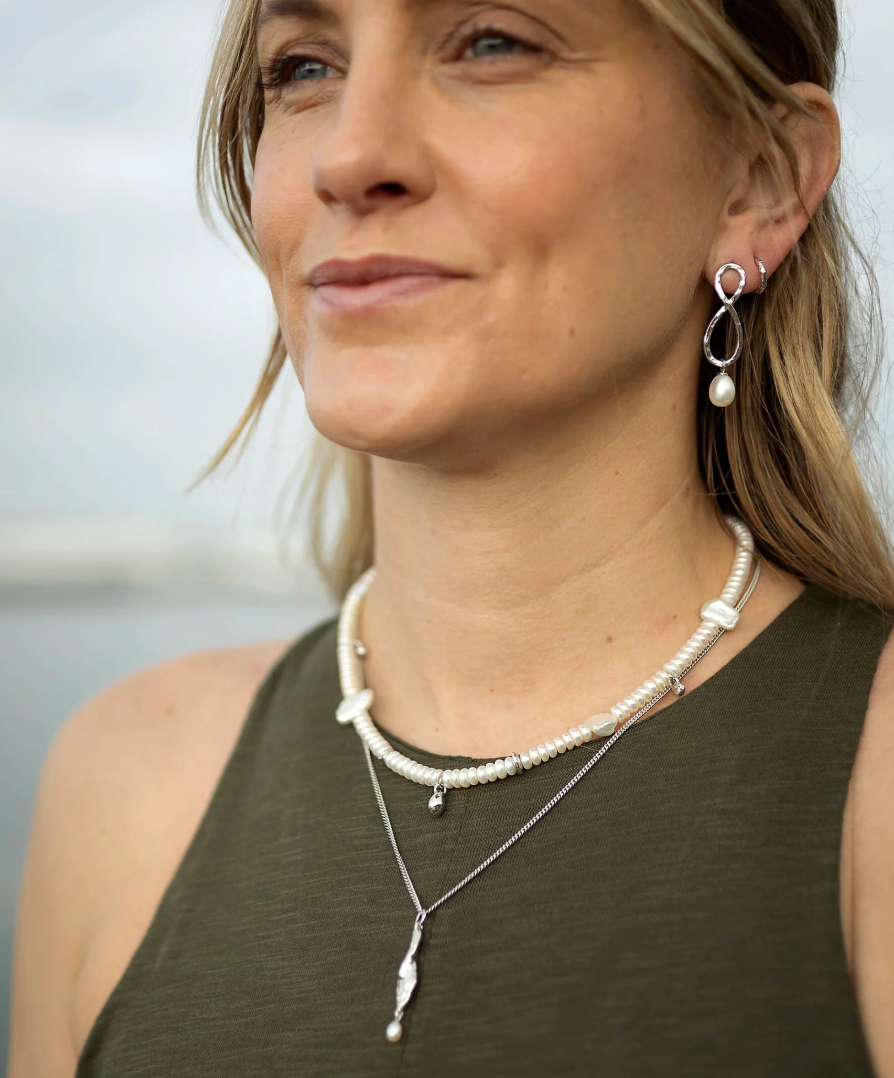 CLAUDIA BRADBY SIREN MERMAID SILHOUETTE EARRINGS