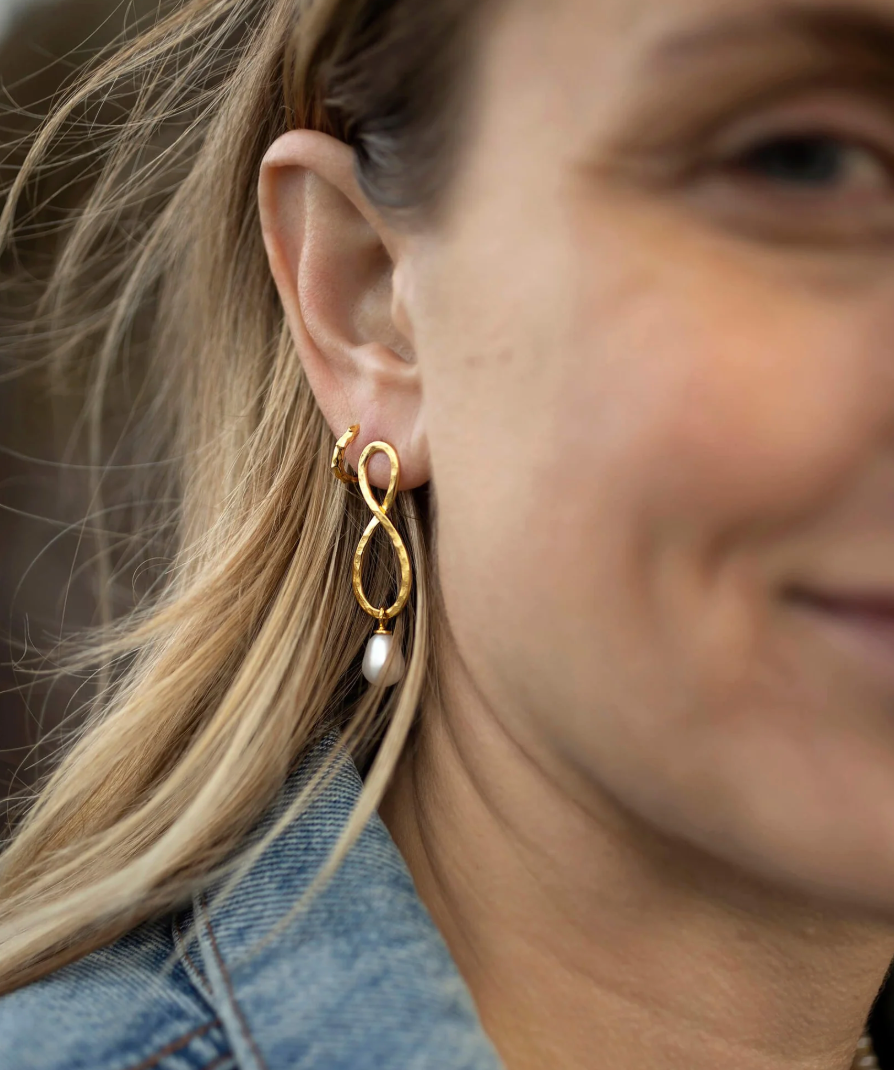 CLAUDIA BRADBY SIREN MERMAID SILHOUETTE EARRINGS