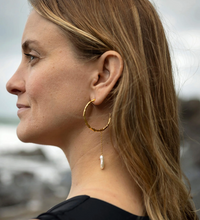 CLAUDIA BRADBY LARGE VOLCANO HOOP EARRINGS