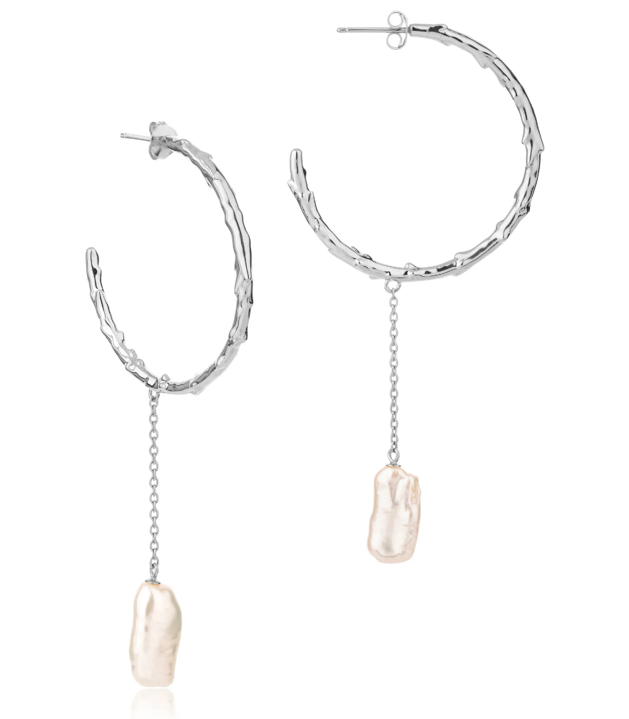 CLAUDIA BRADBY LARGE VOLCANO HOOP EARRINGS