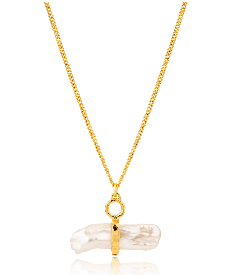 CLAUDIA BRADBY REYKJAVIK PEARL TOGGLE NECKLACE