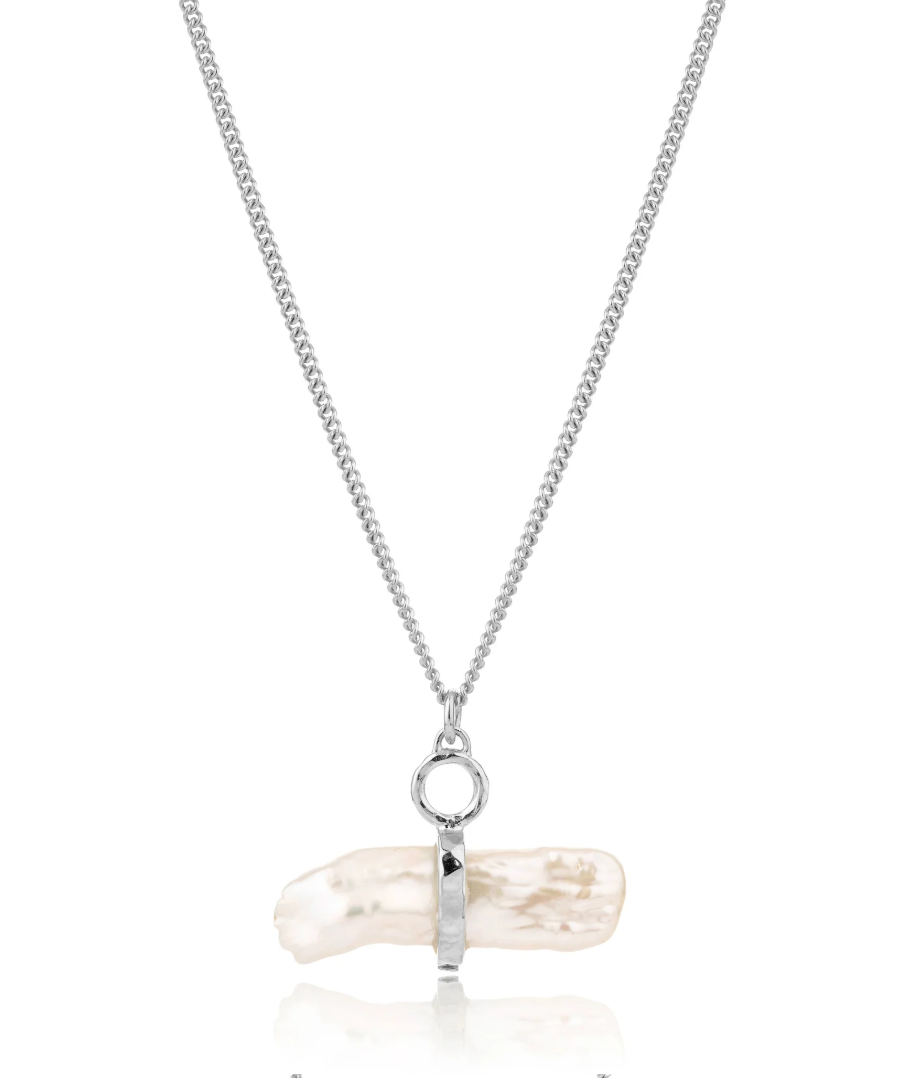 CLAUDIA BRADBY REYKJAVIK PEARL TOGGLE NECKLACE