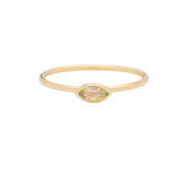 MÉTIER HORIZONTAL MARQUISE CUT GEMSTONE OPAL RING