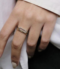 MÉTIER HEXA LAPIS RING