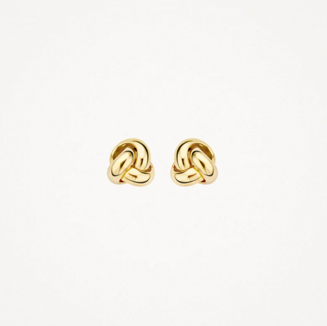 BLUSH 14K YELLOW GOLD KNOT EARRINGS