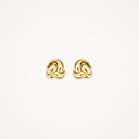 BLUSH 14K YELLOW GOLD KNOT EARRINGS
