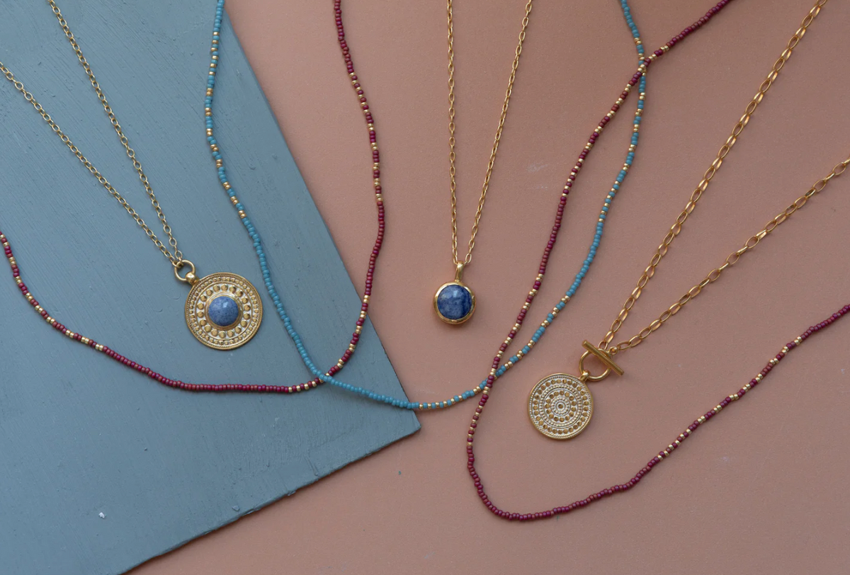 ANNA BECK MUFARO BEADED NECKLACE