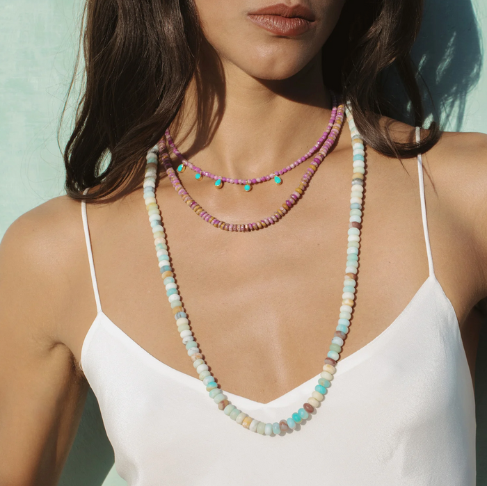 ANNA BECK JACARANDA BEADED NECKLACE