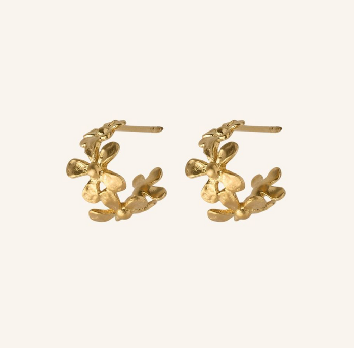 PERNILLE CORYDON WILD POPPY HOOPS