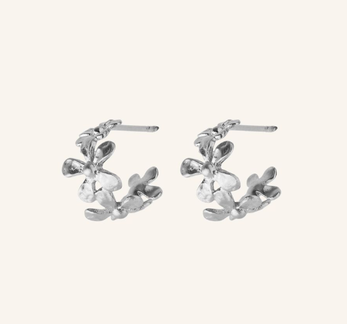 PERNILLE CORYDON WILD POPPY HOOPS