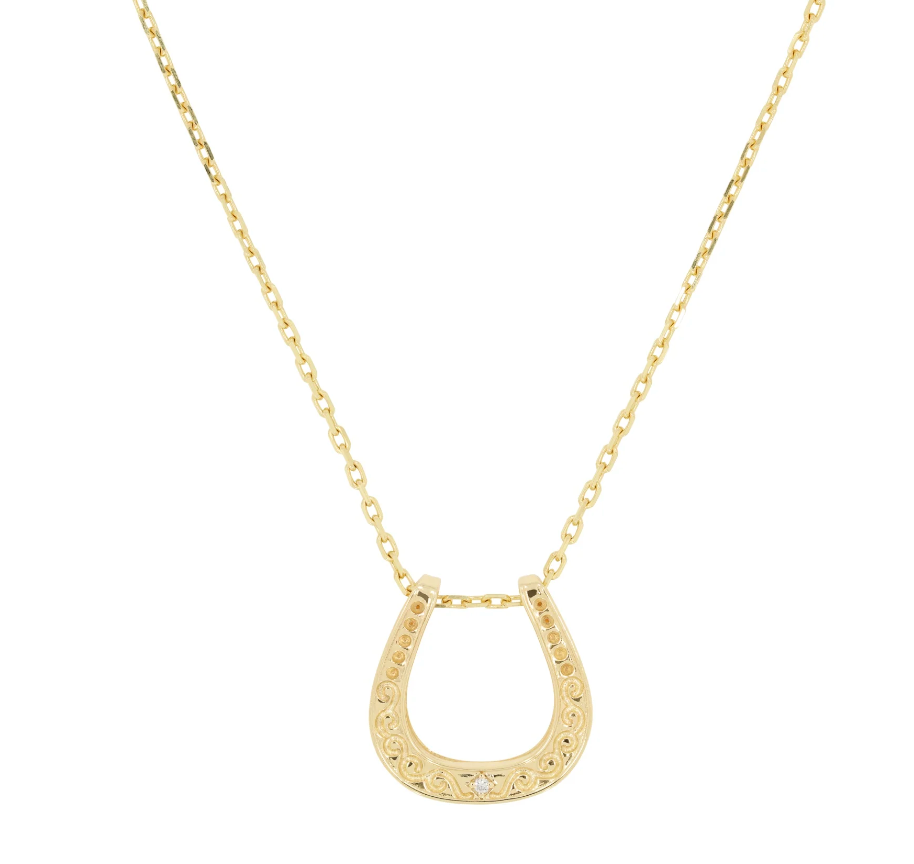 MÉTIER DIAMOND DALA HORSE SHOE PENDANT