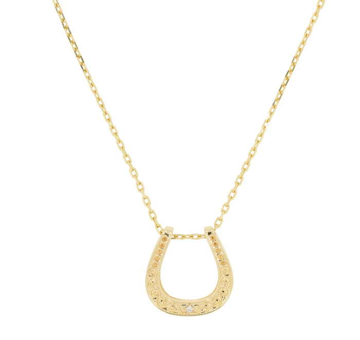 MÉTIER DIAMOND DALA HORSE SHOE PENDANT