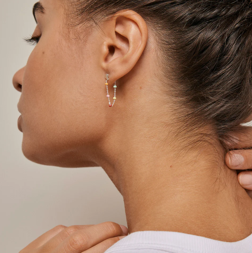 ENAMEL COPENHAGEN LOLA SILVER EARRINGS