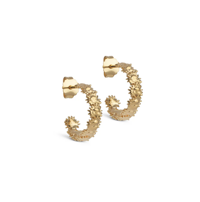 ENAMEL COPENHAGEN SUNSHINE WREATH EARRINGS