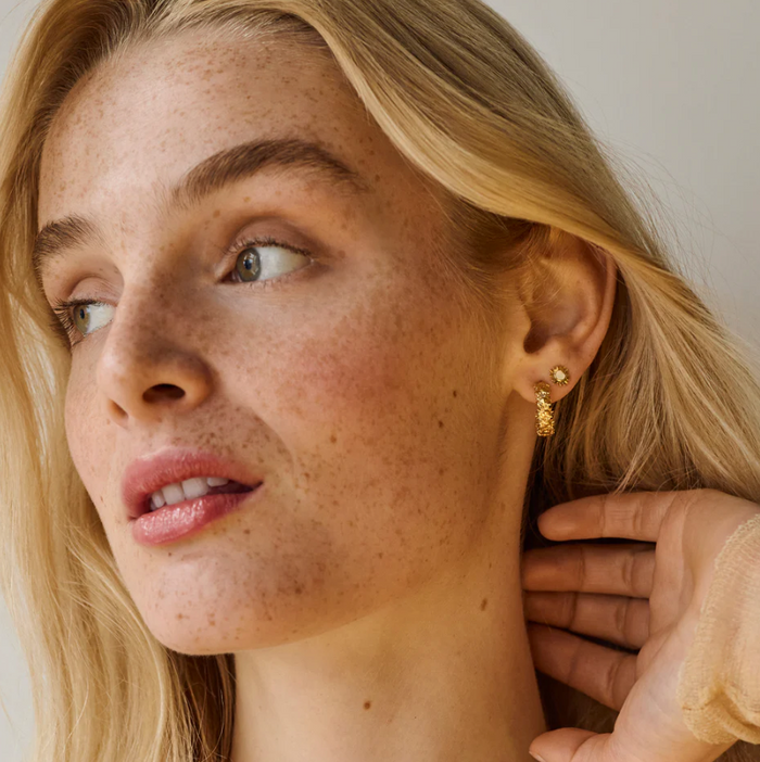 ENAMEL COPENHAGEN SUNSHINE WREATH EARRINGS