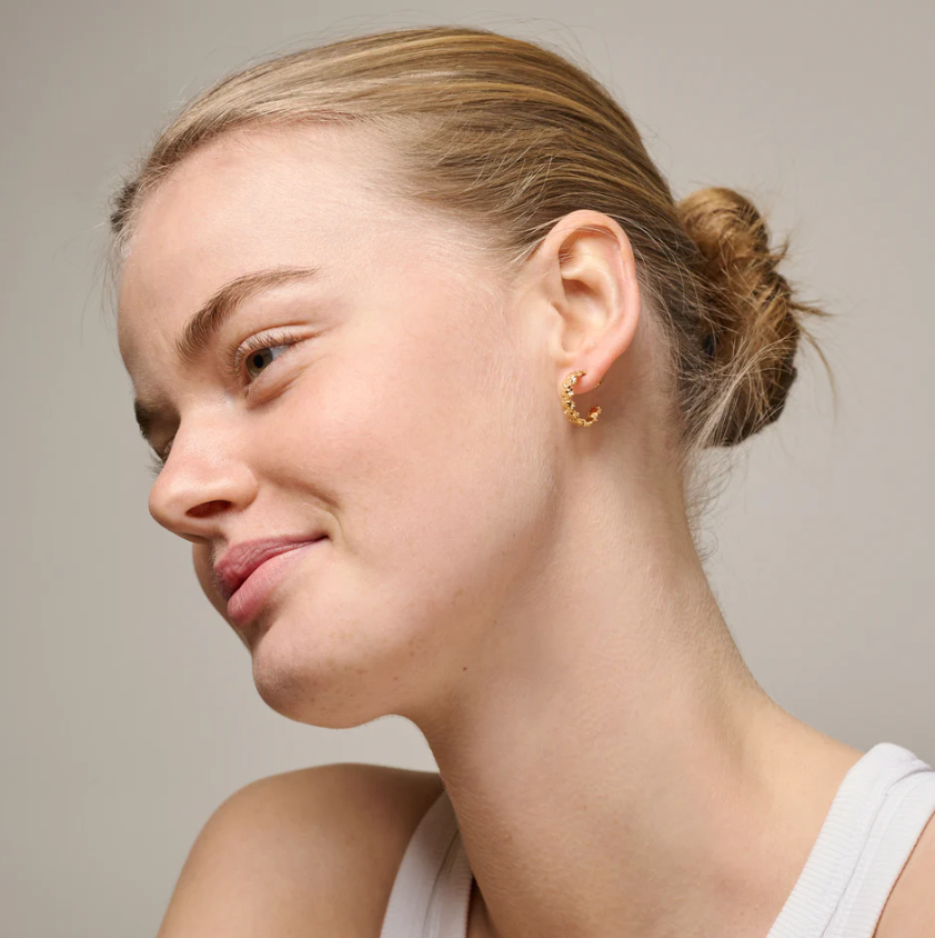 ENAMEL COPENHAGEN SUNSHINE WREATH EARRINGS