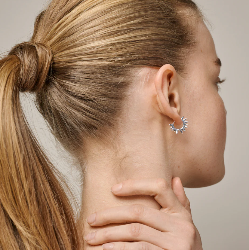 ENAMEL COPENHAGEN SUNSHINE LEAVES EARRINGS