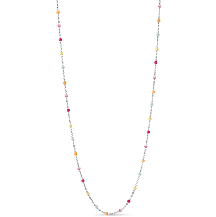 ENAMEL COPENHAGAEN LOLA SILVER NECKLACE