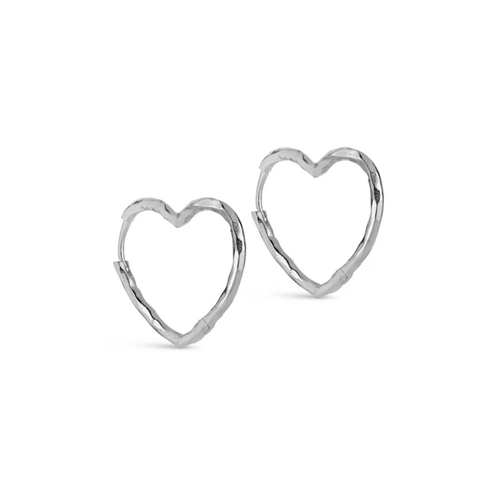 ENAMEL COPENHAGEN ORGANIC HEART HOOPS