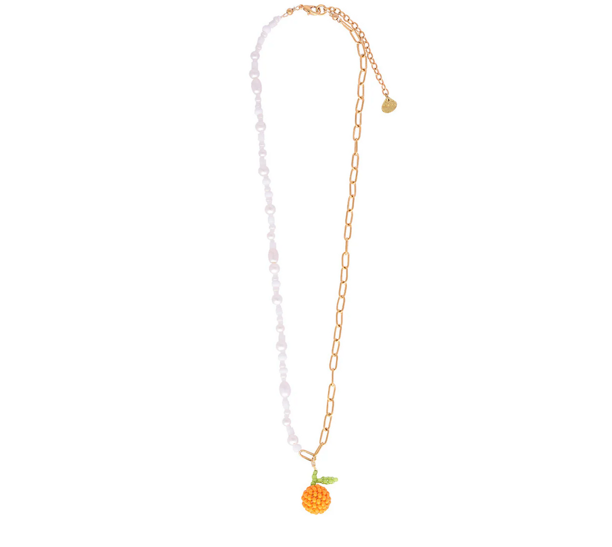 MISHKY ORANGE PEARL NECKLACE