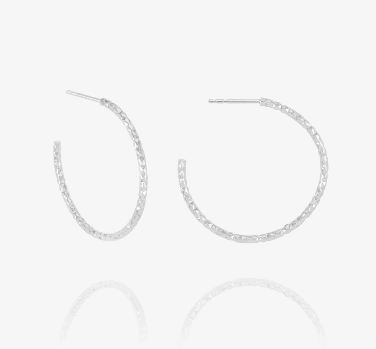 RACHEL JACKSON SHIMMERING SUN OVERSIZED HOOP EARRINGS