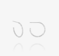 RACHEL JACKSON SHIMMERING SUN MEDIUM HOOP EARRINGS