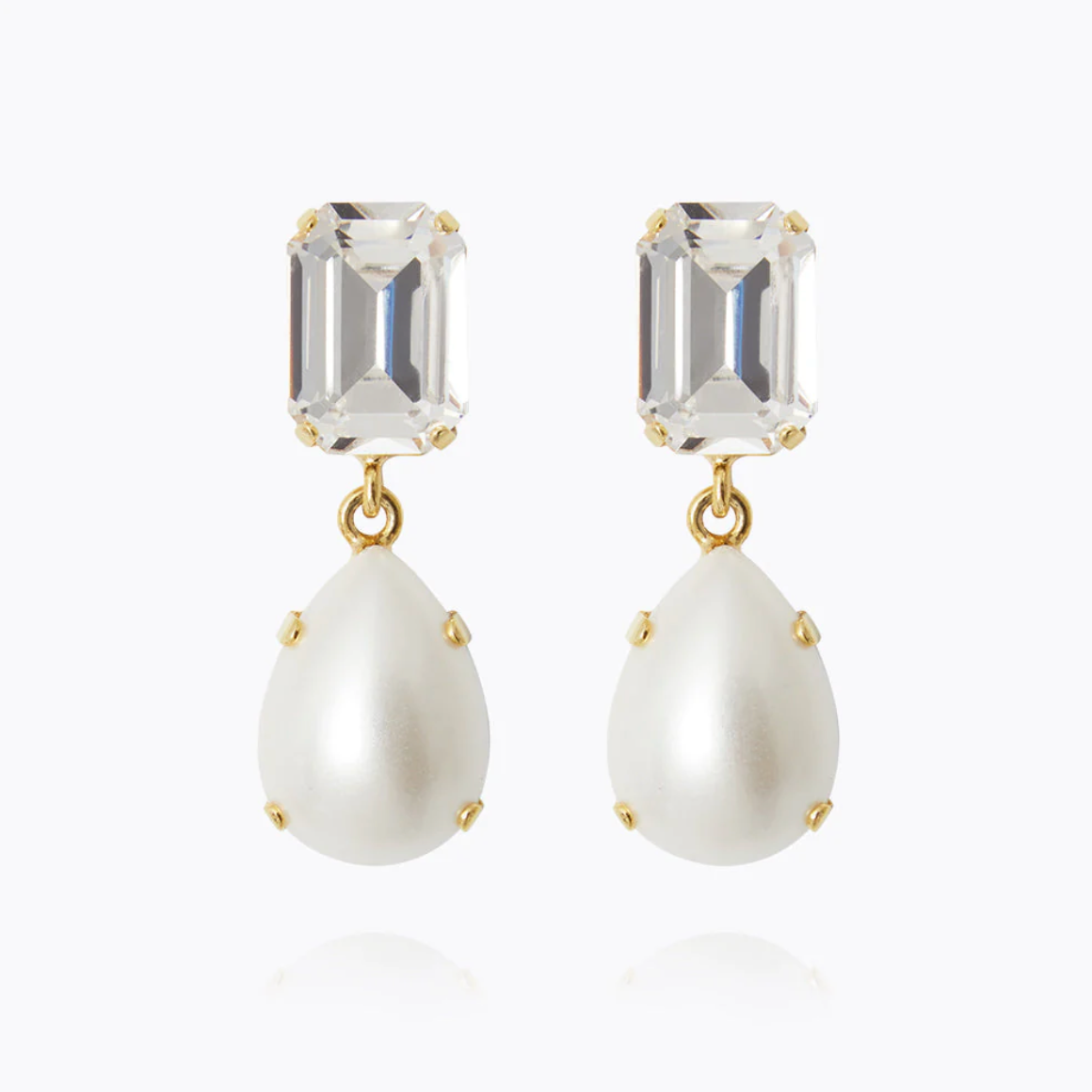 CAROLINE SVEDBOM CLOSE YOUR EYES PEARL EARRINGS