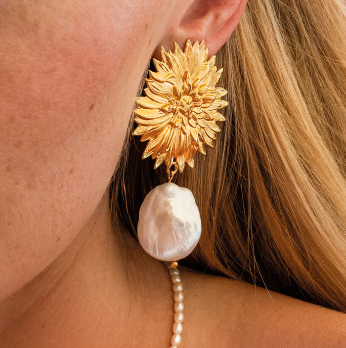 CAROLINE SVEDBOM NOELI PEARL EARRINGS