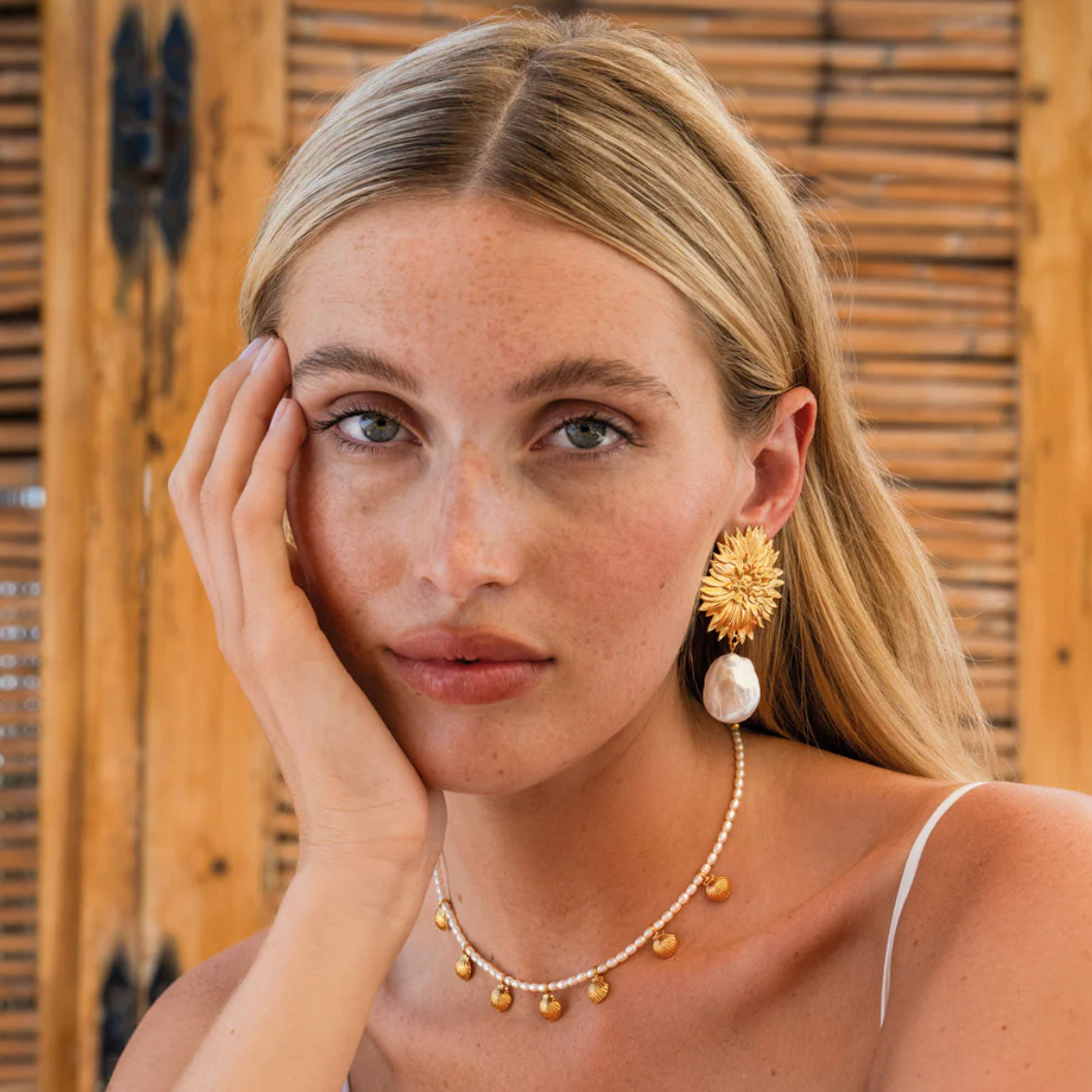 CAROLINE SVEDBOM NOELI PEARL EARRINGS