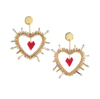 MISHKY SACRED HEART EARRINGS