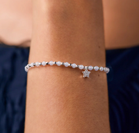 ESTELLA BARTLETT TEENS UNITE - BLUE LACE AGATE BRACELET