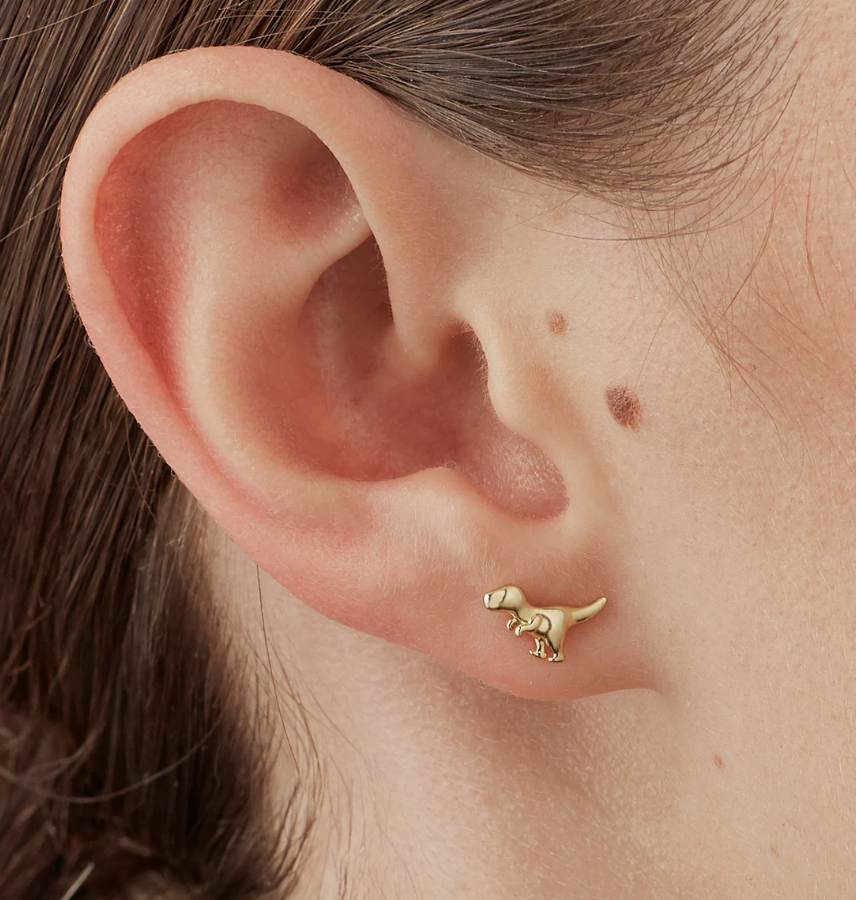 ESTELLA BARTLETT DINOSAUR STUD EARRINGS