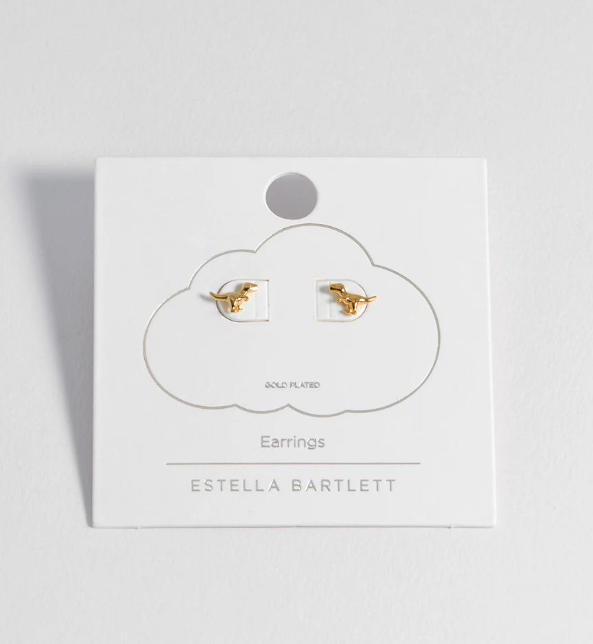 ESTELLA BARTLETT DINOSAUR STUD EARRINGS