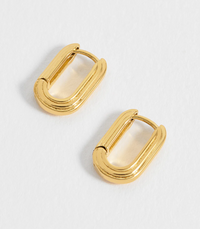 ESTELLA BARTLETT RIDGE HINGE HOOP EARRINGS